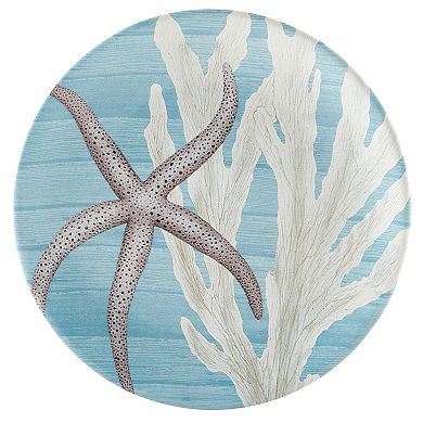 Certified International Beyond the Shore Salad Plates 4-piece Set