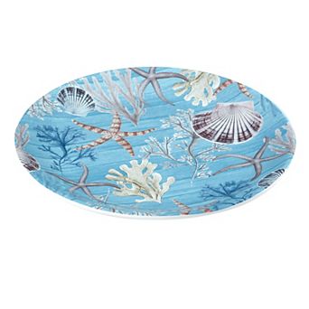 Certified International Beyond the Shore Round Platter
