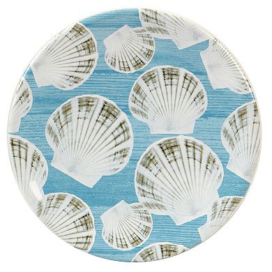 Certified International Beyond the Shore Canape Plates 4-piece Set