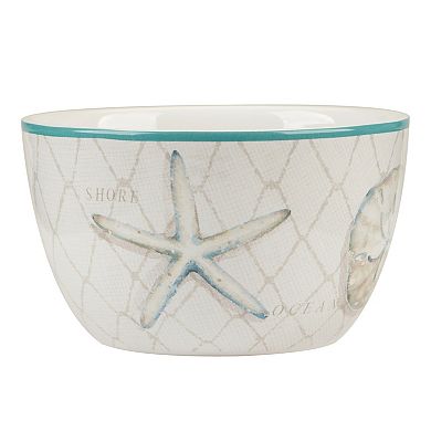 Certified International Ocean View Ice Cream Bowls 4-piece Set