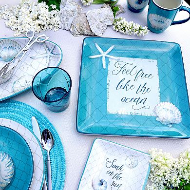 Certified International Ocean View Square Serving Platter