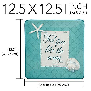 Certified International Ocean View Square Serving Platter