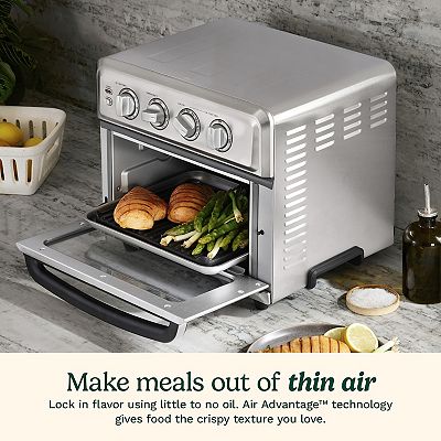 Cuisinart ステンレススチール トースター Cuisinart® Stainless Steel Air Fryer Toaster Oven with Grill