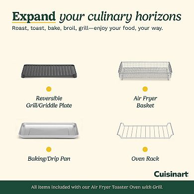 Cuisinart® Stainless Steel Air Fryer Toaster Oven with Grill