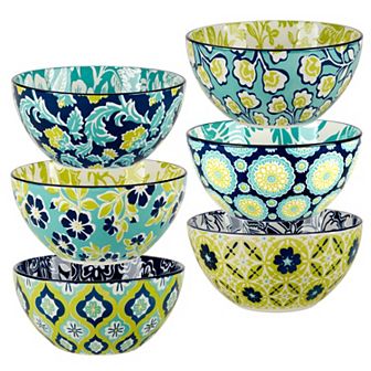 Certified International 6 pc Tapestry All Purpose Bowl Set