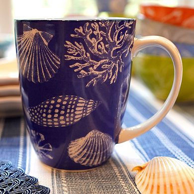 Certified International Seaside Mugs 6-piece Set