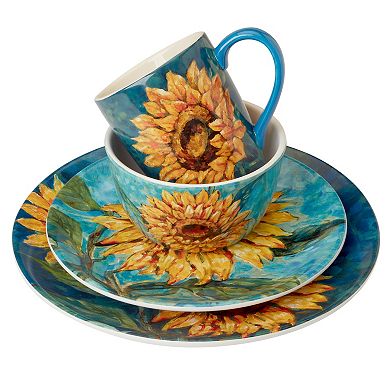 Certified International 16-pc. Golden Sunflower Dinnerware Set