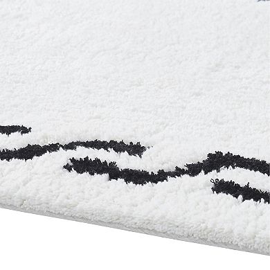 VCNY Home Cotton Viscose Bathroom Rug