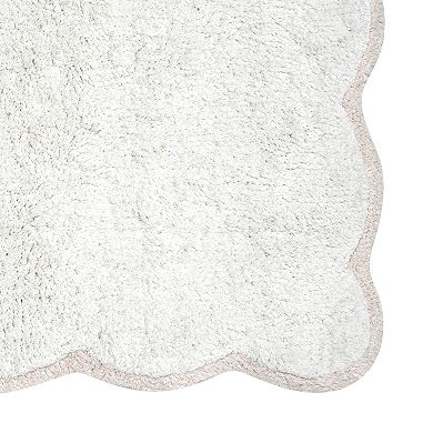 VCNY Home Scallop Cotton Bath Rug