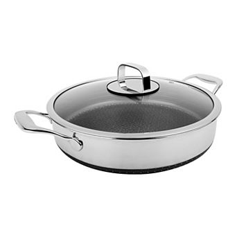 Livwell DiamondClad™ 5-qt Hybrid Nonstick Stainless Steel Saute Pan and Lid
