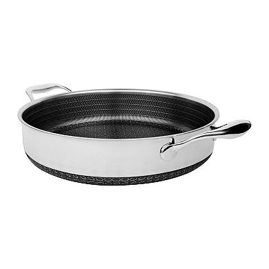 Livwell DiamondClad 5-Quart Hybrid Nonstick Stainless Steel Saute Pan and Lid