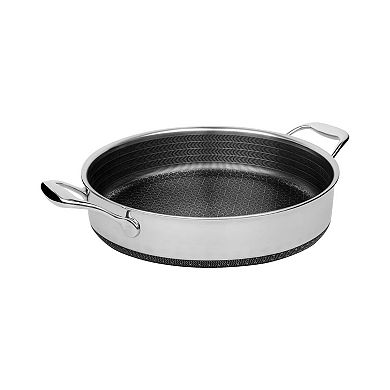 Livwell DiamondClad 5-Quart Hybrid Nonstick Stainless Steel Saute Pan and Lid