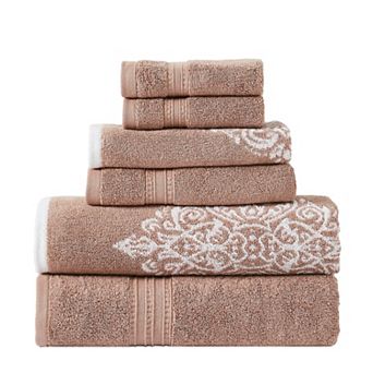 Modern Threads 6 pc Artesia Damask Reversible Jacquard Towel Set