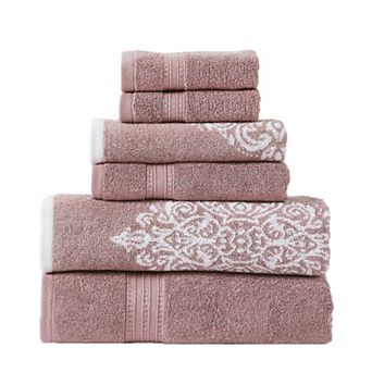 Modern Threads 6 pc Artesia Damask Reversible Jacquard Towel Set