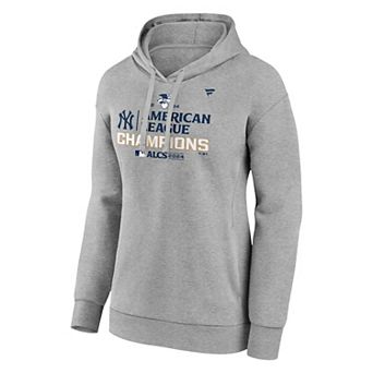 Women's Fanatics New York Yankees MLB 2024 American League Champions Locker Room Pullover Hoodie