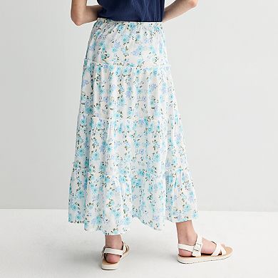 Girls 6-20 SO® Tiered Maxi Skirt in Regular & Plus Sizes