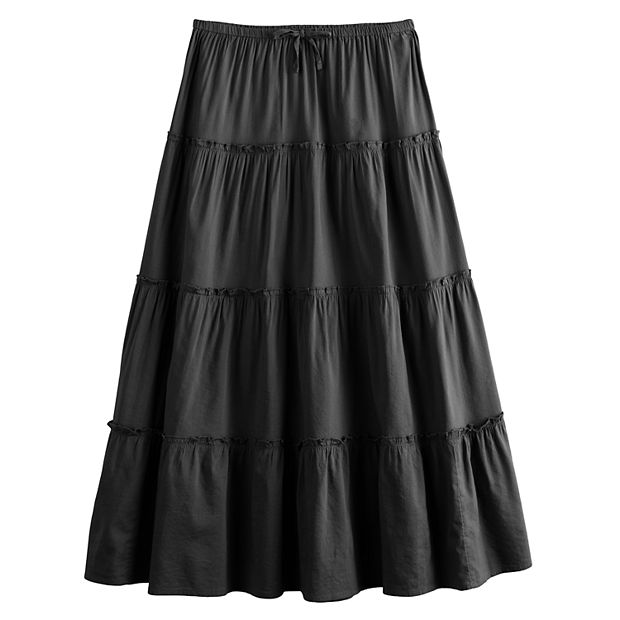 Girls 6-20 SO® Tiered Maxi Skirt in Regular & Plus Sizes