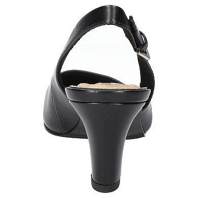 Easy Street Ritsa Women's Square Toe Slingback Pumps