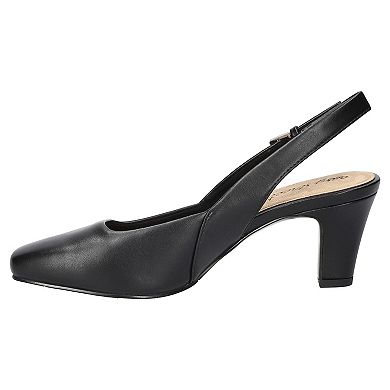 Easy Street Ritsa Women's Square Toe Slingback Pumps