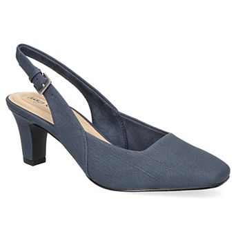 Easy Street Ritsa Women's Square Toe Slingback Pumps