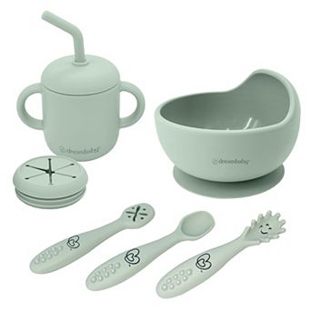 Dreambaby 6 pc Mess-Free Toddler Silicone Meal Set
