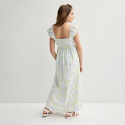 Girls 6-20 SO Cap Sleeve Maxi Dress in Regular & Plus Size