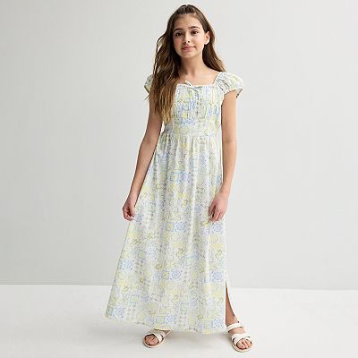 Girls 6-20 SO Cap Sleeve Maxi Dress in Regular & Plus Size