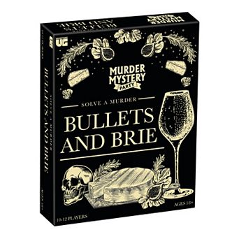 University Games Bullets and Brie Murder Mystery Party