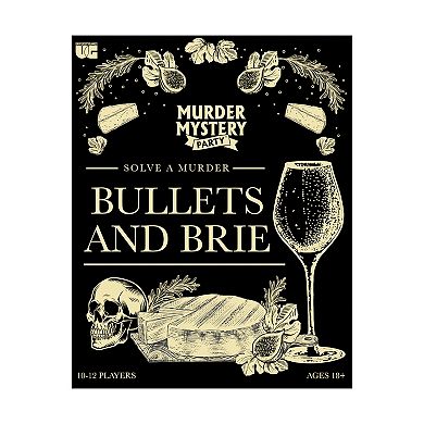 University Games Bullets and Brie Murder Mystery Party