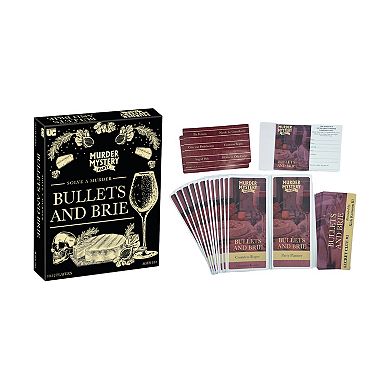 University Games Bullets and Brie Murder Mystery Party