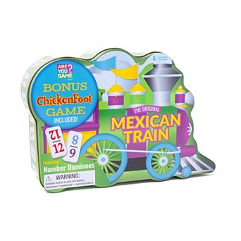 AREYOUGAMECOM The Original Mexican Train Featuring Number Dominoes