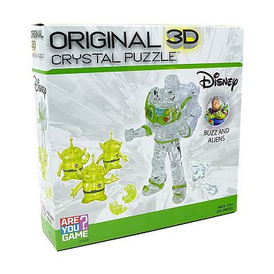 AREYOUGAMECOM 3D 95-Piece Disney Buzz and Alien Crystal Puzzle