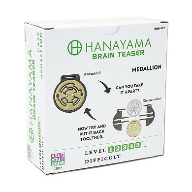 AREYOUGAMECOM Hanayama Level 5 Medallion Cast Puzzle