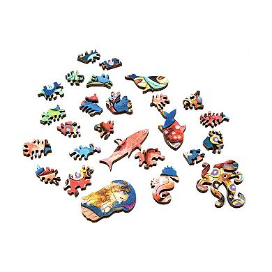 AREYOUGAMECOM Octo-Love 331-Piece Wooden Jigsaw Puzzle