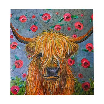 AREYOUGAMECOM Flowers For Daisy 356 pc Wooden Jigsaw Puzzle