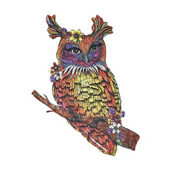 AREYOUGAMECOM Owlette 110 pc Wooden Jigsaw Puzzle