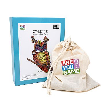 AREYOUGAMECOM Owlette 110-Piece Wooden Jigsaw Puzzle