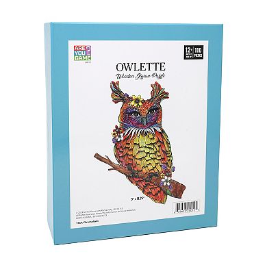 AREYOUGAMECOM Owlette 110-Piece Wooden Jigsaw Puzzle