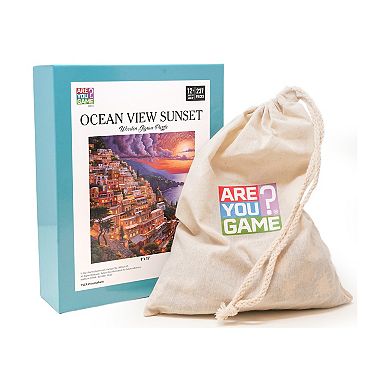 AREYOUGAMECOM Ocean View Sunset 237-Piece Wooden Jigsaw Puzzle