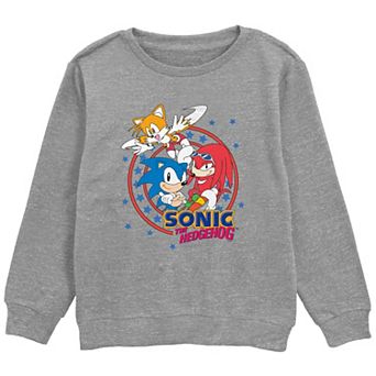 Boys 8-20 Sonic The Hedgehog Vintage Stamp Graphic Fleece