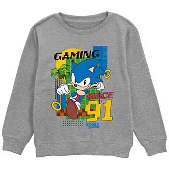 Boys 8-20 Sonic The Hedgehog Gaming Since 91 Graphic Fleece