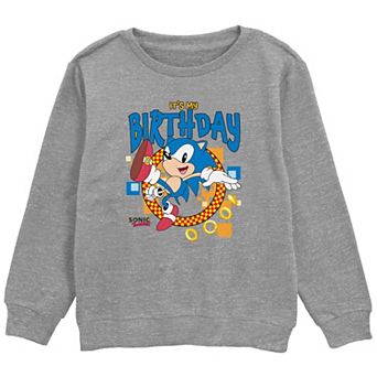 Boys 8-20 Sonic The Hedgehog It's My Birthday Graphic Fleece