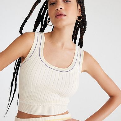 Juniors' Aeropostale Scoopneck Sweater Tank Top