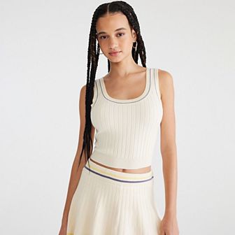 Juniors' Aeropostale Scoopneck Sweater Tank Top