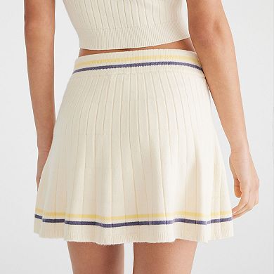 Juniors' Aeropostale Pleated Sweater Skort