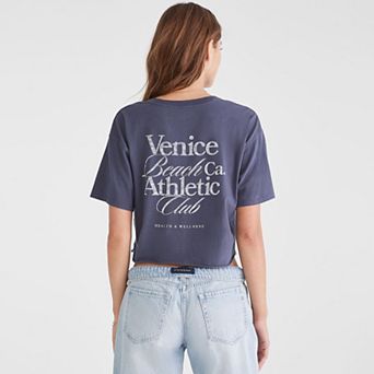 Juniors' Aeropostale Cropped Boyfriend Tee