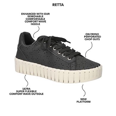 Easy Street Retta Women's Comfort Platform Sneakers