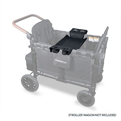 Wonderfold W4 Flex Snack Tray Stroller Accessory with Cup Holders