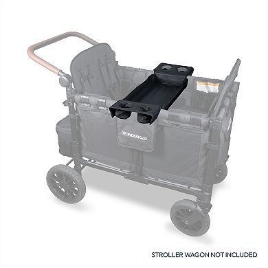 Wonderfold W4 Flex Snack Tray Stroller Accessory with Cup Holders