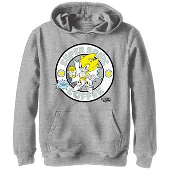 Boys 8-20 Sonic The Hedgehog Super Sonic Coffee Graphic Hoodie
